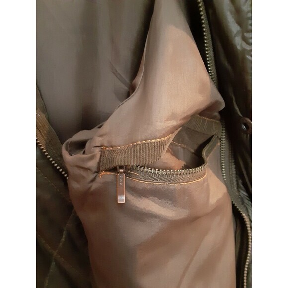 Tommy Bahama Island Crafted Polyimide Quilted Brown Coat Jacket Mens Medium - Picture 8 of 8